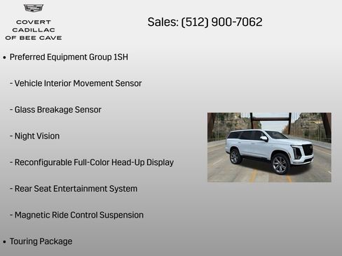 New 2026 Cadillac Escalade Platinum Sport w/ LPO, Floor Liner Package AWD/4WD image 24