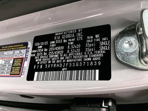 Used 2025 Kia Sorento EX w/ Panoramic Sunroof Package AWD/4WD image 40