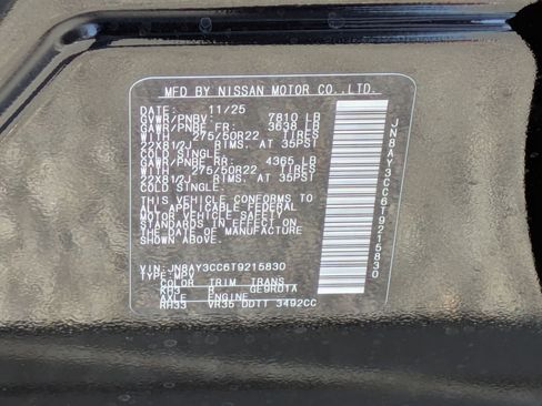 New 2026 Nissan Armada Platinum Reserve image 40