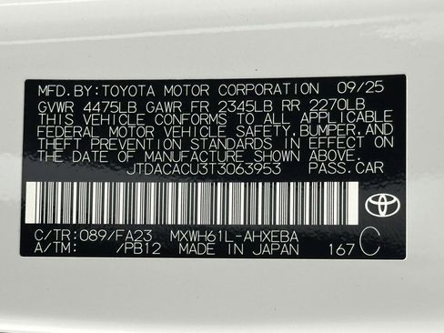 New 2026 Toyota Prius SE image 30