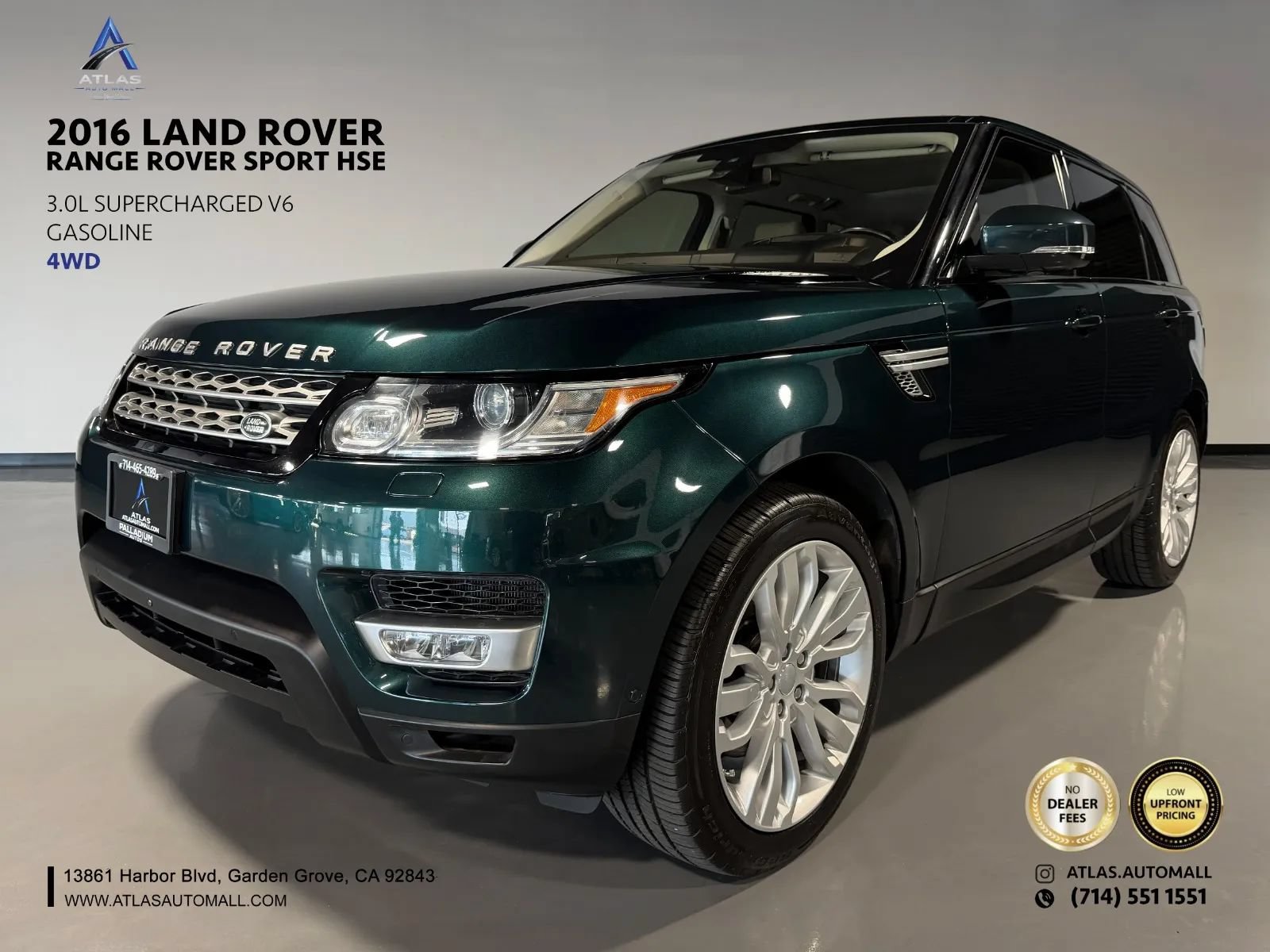Used 2016 Land Rover Range Rover Sport HSE AWD/4WD image 1