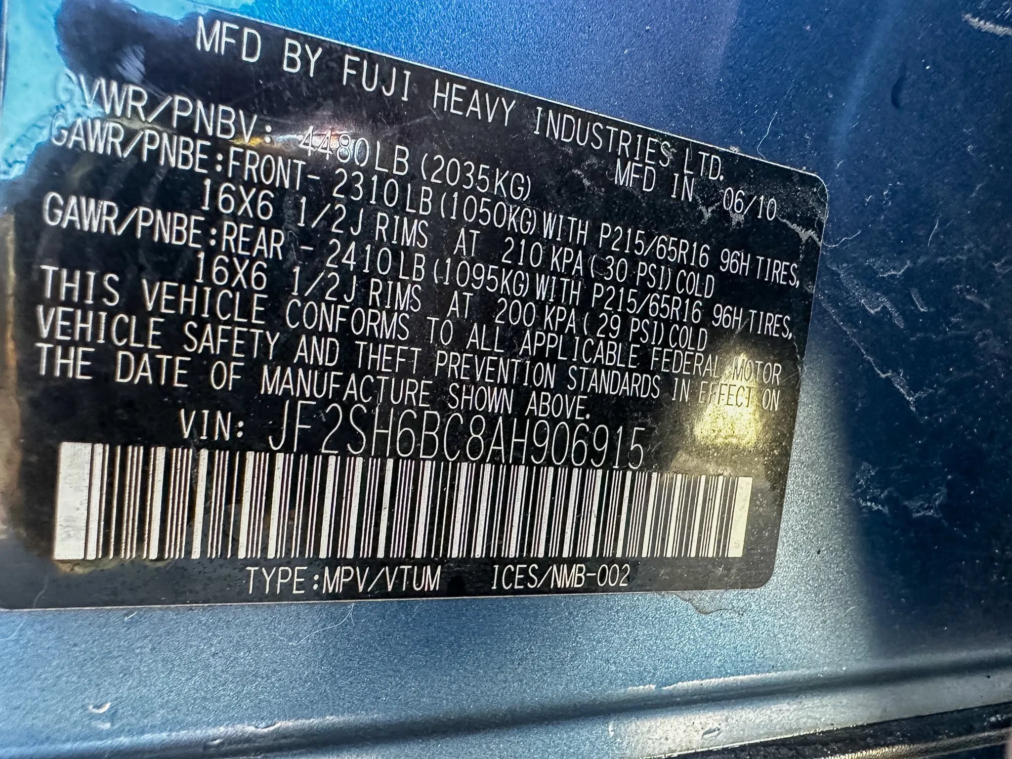 Used 2010 Subaru Forester 2.5X AWD/4WD image 41