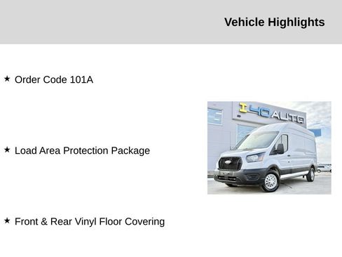 Used 2023 Ford Transit 250 148 High Roof AWD w/ Load Area Protection Package image 2