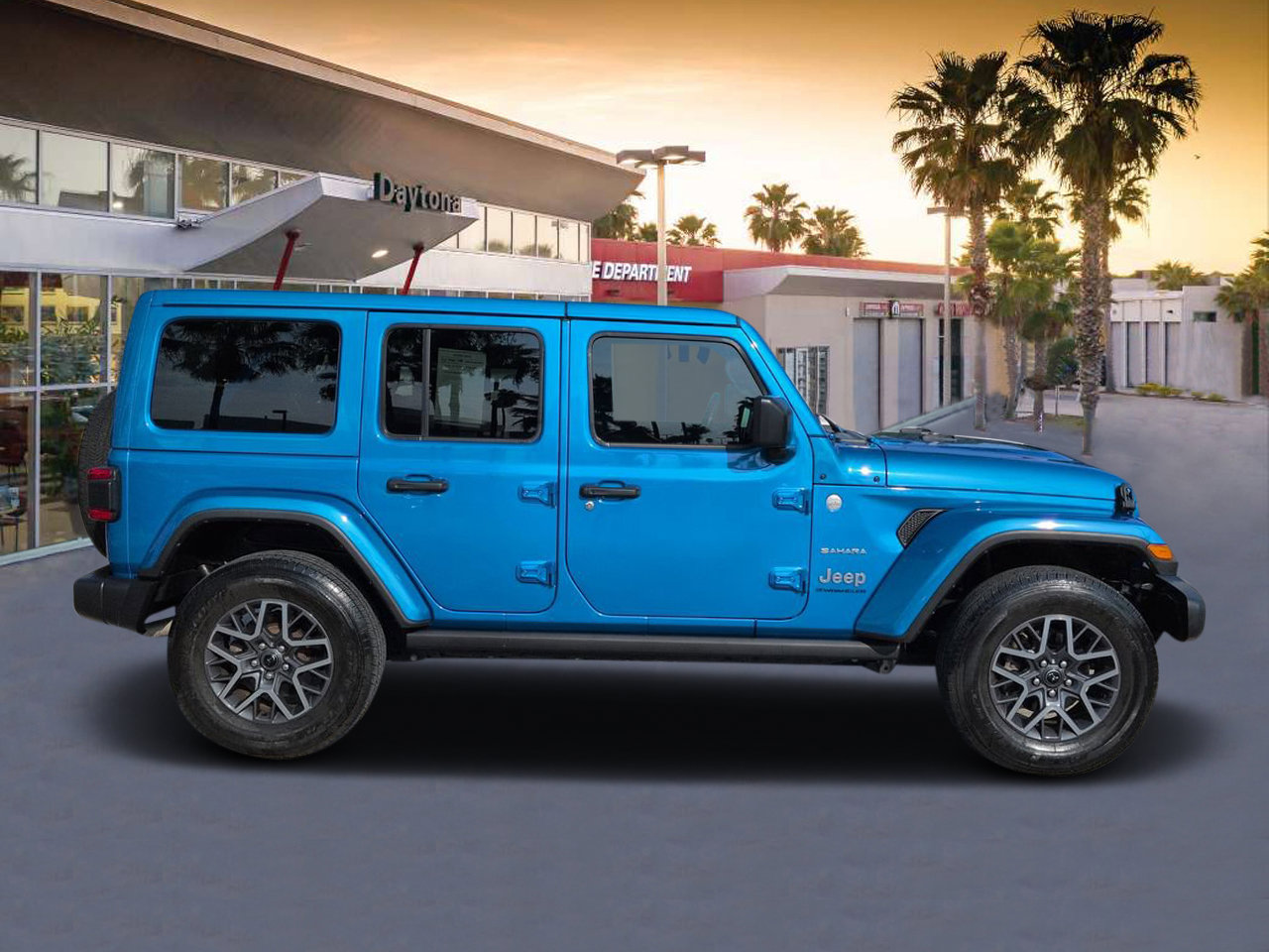 Used 2024 Jeep Wrangler Unlimited Sahara w/ Technology Group AWD/4WD image 2