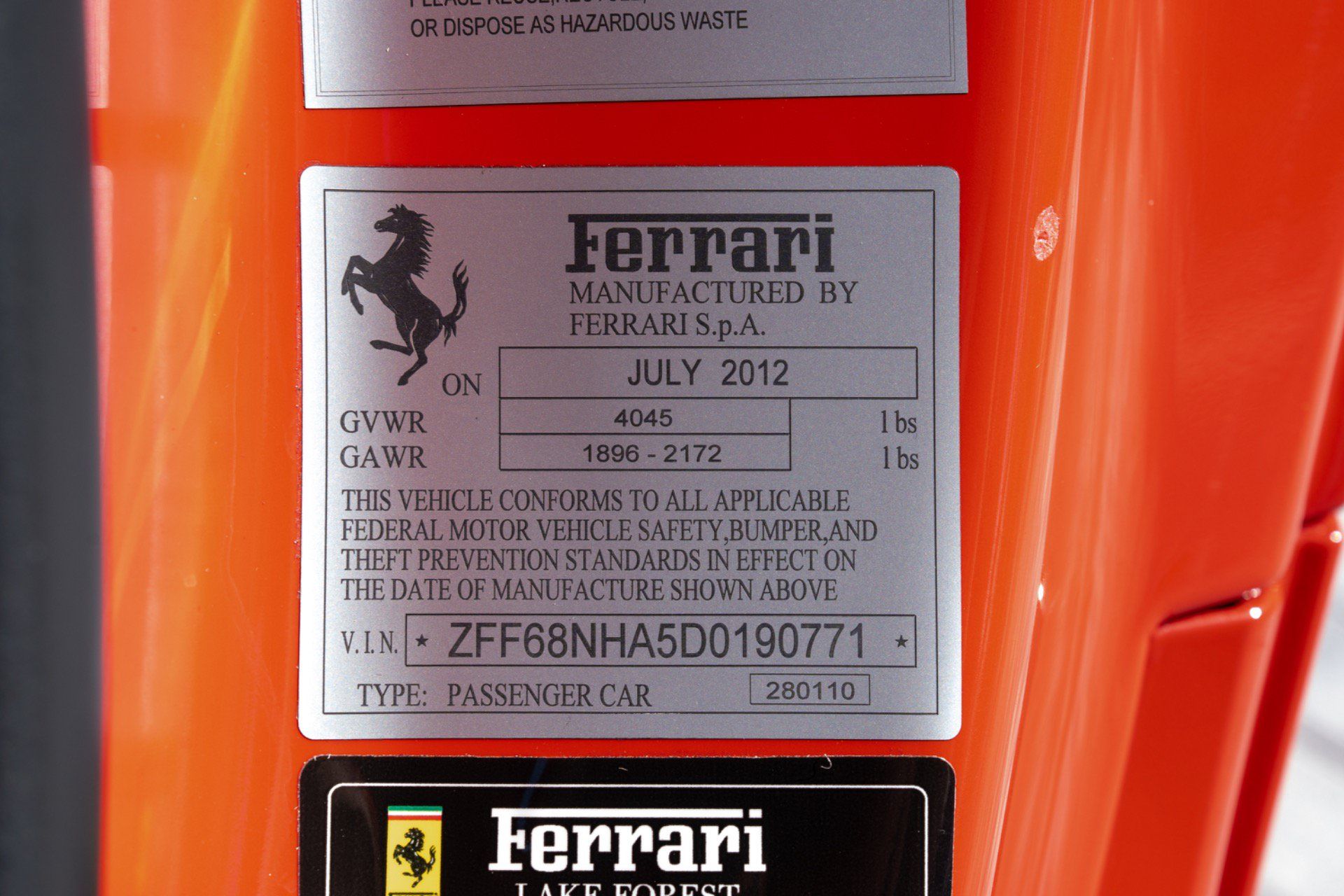 Used 2013 Ferrari 458 Spider RWD image 56