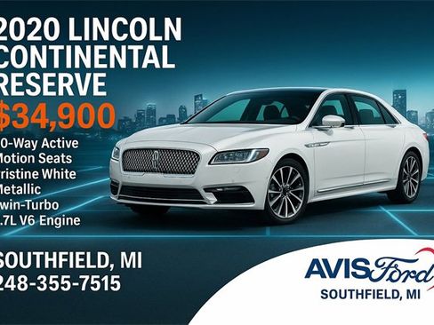 Used 2020 Lincoln Continental Reserve image 1