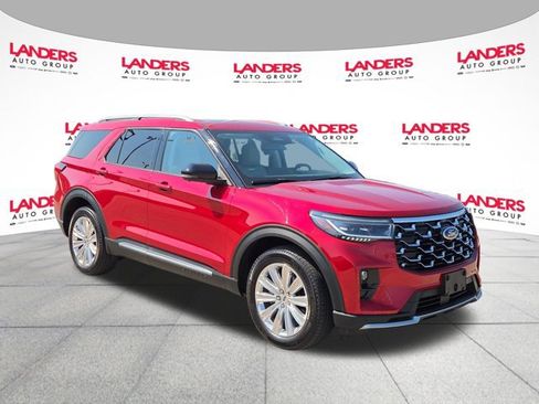 Certified 2025 Ford Explorer Platinum w/ LUX Leather Package AWD/4WD image 1