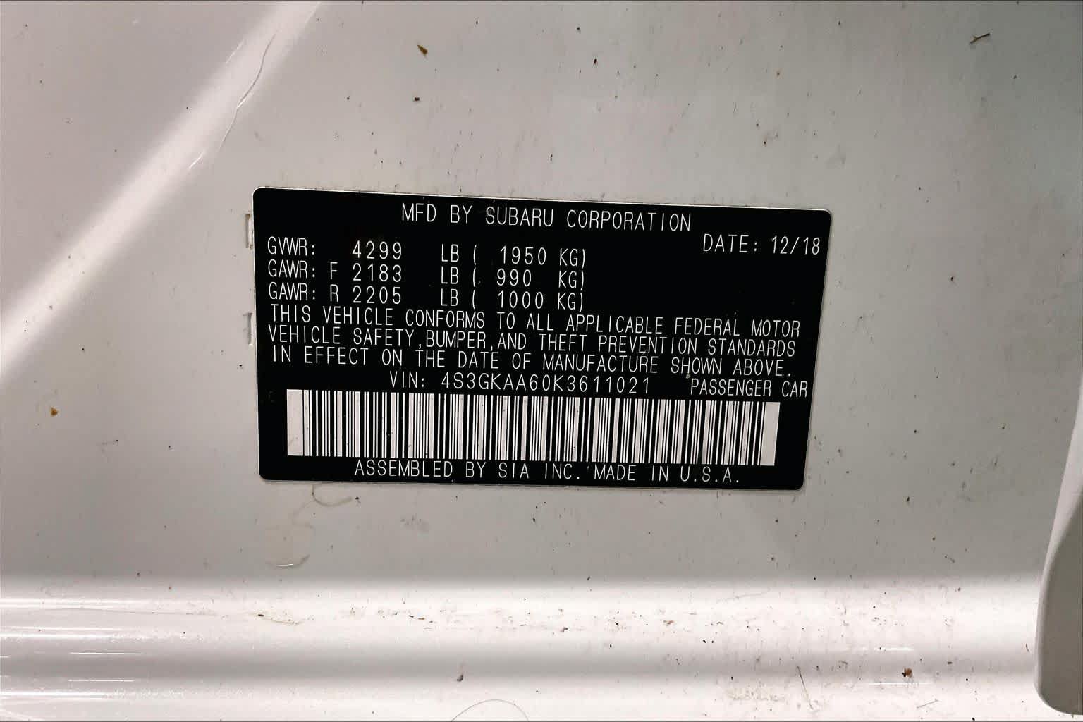 Used 2019 Subaru Impreza 2.0i AWD/4WD image 34