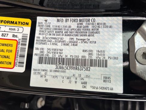 Used 2017 Lincoln MKZ Select w/ Select Plus Package image 31