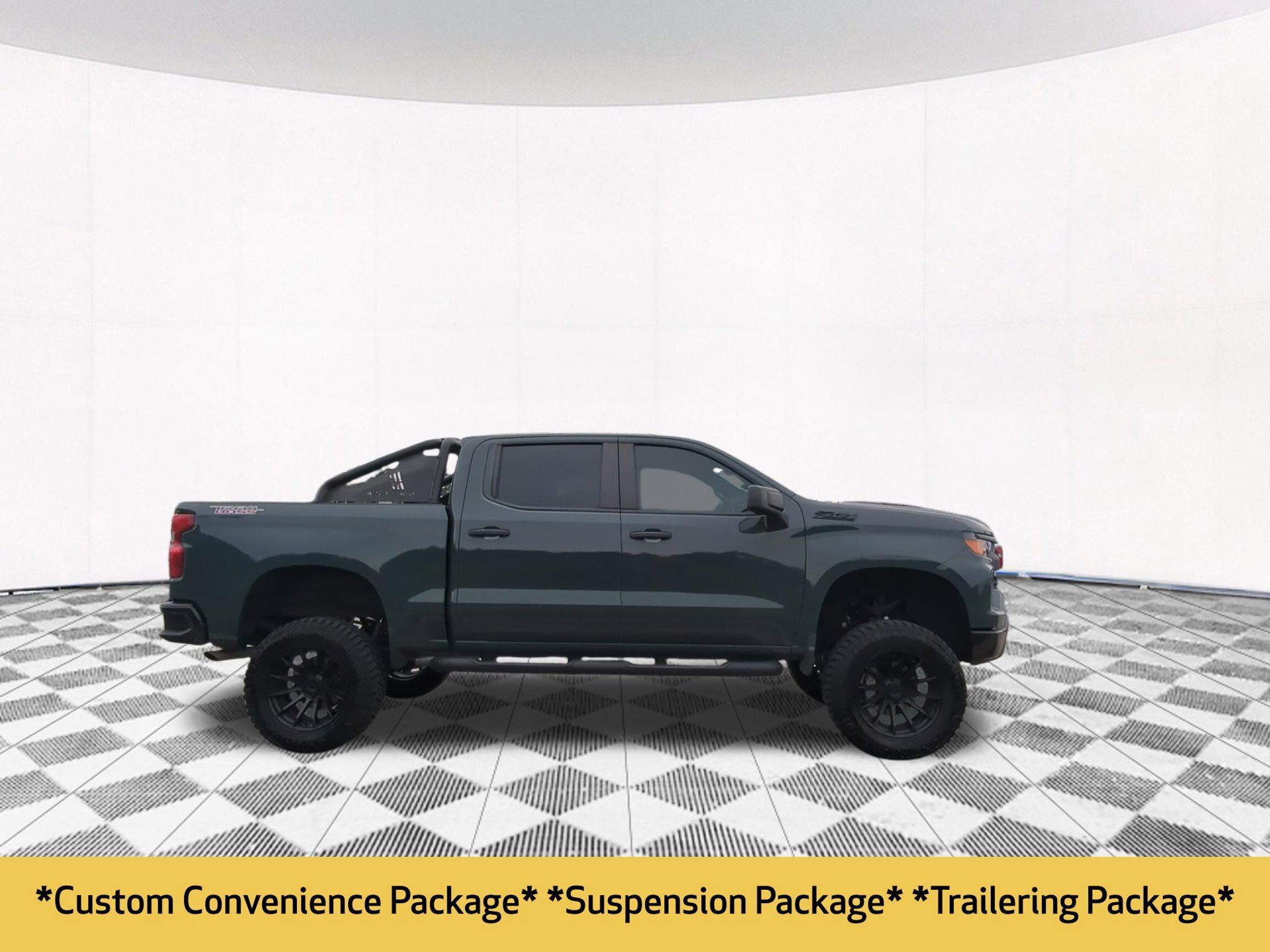 Used 2025 Chevrolet Silverado 1500 Custom Trail Boss w/ LPO, Dark Essentials Package AWD/4WD image 7