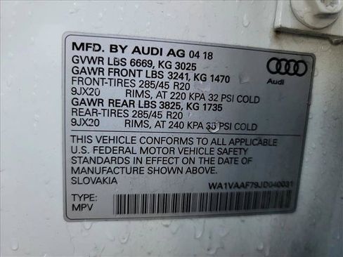 Used 2018 Audi Q7 3.0T Prestige w/ Prestige Package AWD/4WD image 24