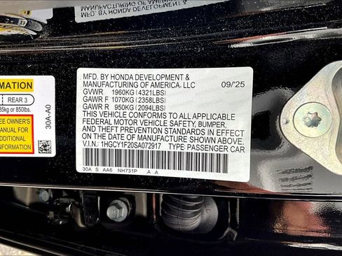 Used 2025 Honda Accord LX image 16