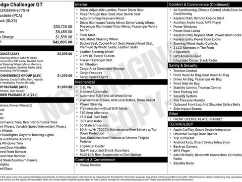 Used 2021 Dodge Challenger GT w/ Plus Package image 10