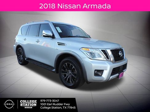 Used 2018 Nissan Armada Platinum w/ Captain Seat Package image 1