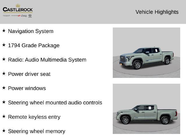 Used 2024 Toyota Tundra 1794 Edition AWD/4WD image 2