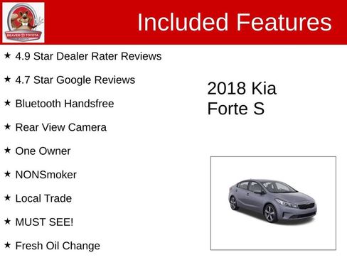 Used 2018 Kia Forte S FWD image 4