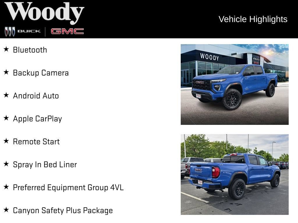 New 2026 GMC Canyon Elevation AWD/4WD image 3