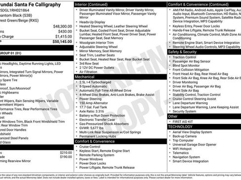 Used 2024 Hyundai Santa Fe Calligraphy image 37