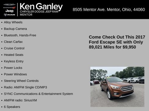 Used 2017 Ford Escape SE FWD image 5