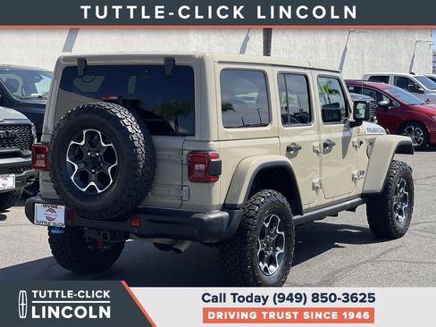Used 2022 Jeep Wrangler Unlimited Rubicon 4xe w/ Steel Bumper Group AWD/4WD image 6