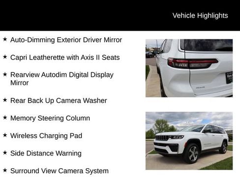 New 2026 Jeep Grand Cherokee L Limited w/ Luxury Tech Group II AWD/4WD image 6