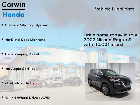 Used 2022 Nissan Rogue S image 6