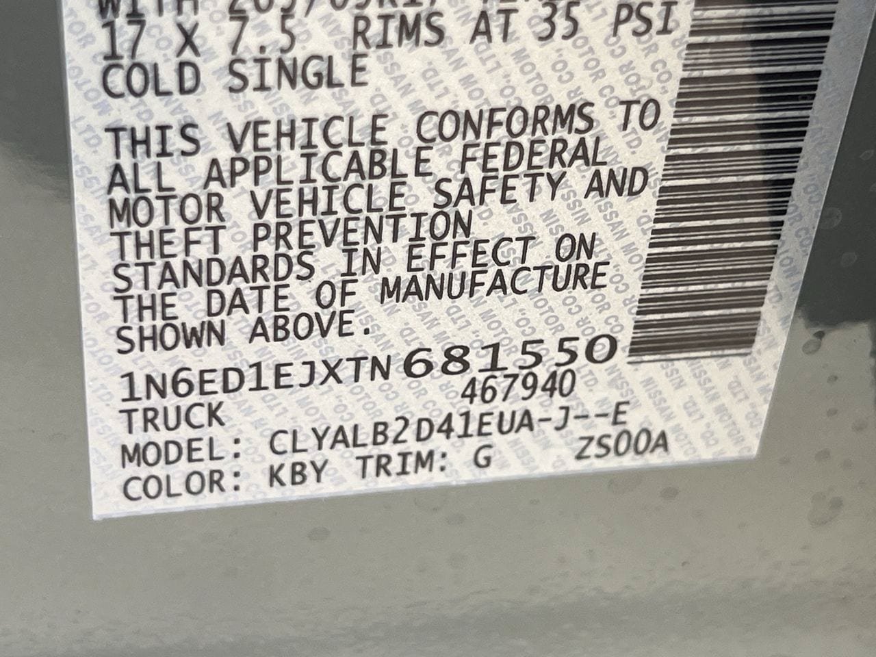 New 2026 Nissan Frontier SV w/ Tow Package RWD image 17