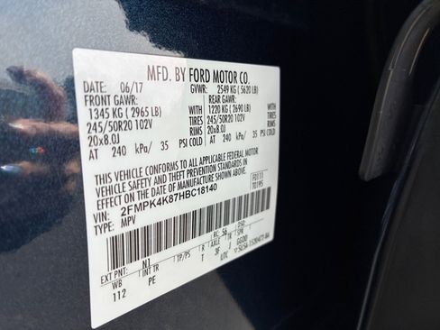 Certified 2017 Ford Edge Titanium w/ Equipment Group 302A AWD/4WD image 25