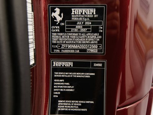 Certified 2025 Ferrari SF90 Spider AWD/4WD image 48