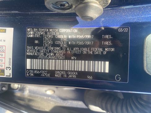 Used 2022 Toyota 4Runner SR5 image 29