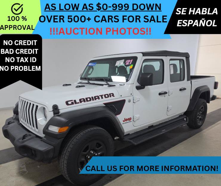 Used 2021 Jeep Gladiator Sport w/ Trailer Tow Package AWD/4WD image 1