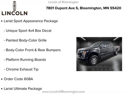 Used 2022 Ford F250 Lariat w/ Lariat Ultimate Package image 9