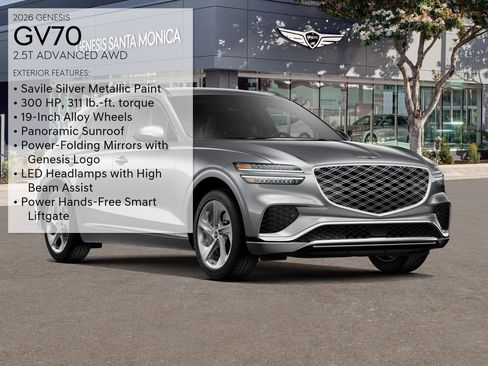 New 2026 Genesis GV70 2.5T Advanced AWD/4WD image 3