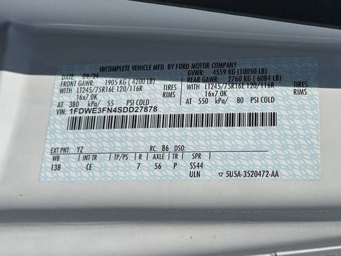 New 2025 Ford E-350 and Econoline 350 Super Duty w/ Power Equipment Group RWD image 24