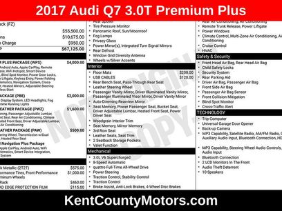 Used 2017 Audi Q7 3.0T Premium Plus w/ Premium Plus Package