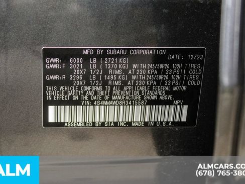 Used 2024 Subaru Ascent Touring AWD/4WD image 43