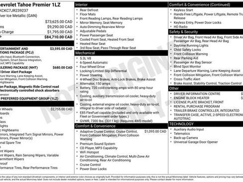 Used 2018 Chevrolet Tahoe Premier AWD/4WD image 2
