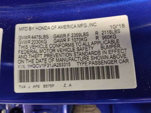 Used 2018 Honda Accord Sport image 33