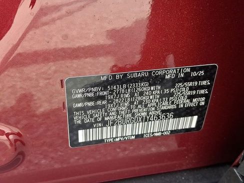 New 2026 Subaru Outback Limited XT AWD/4WD image 25