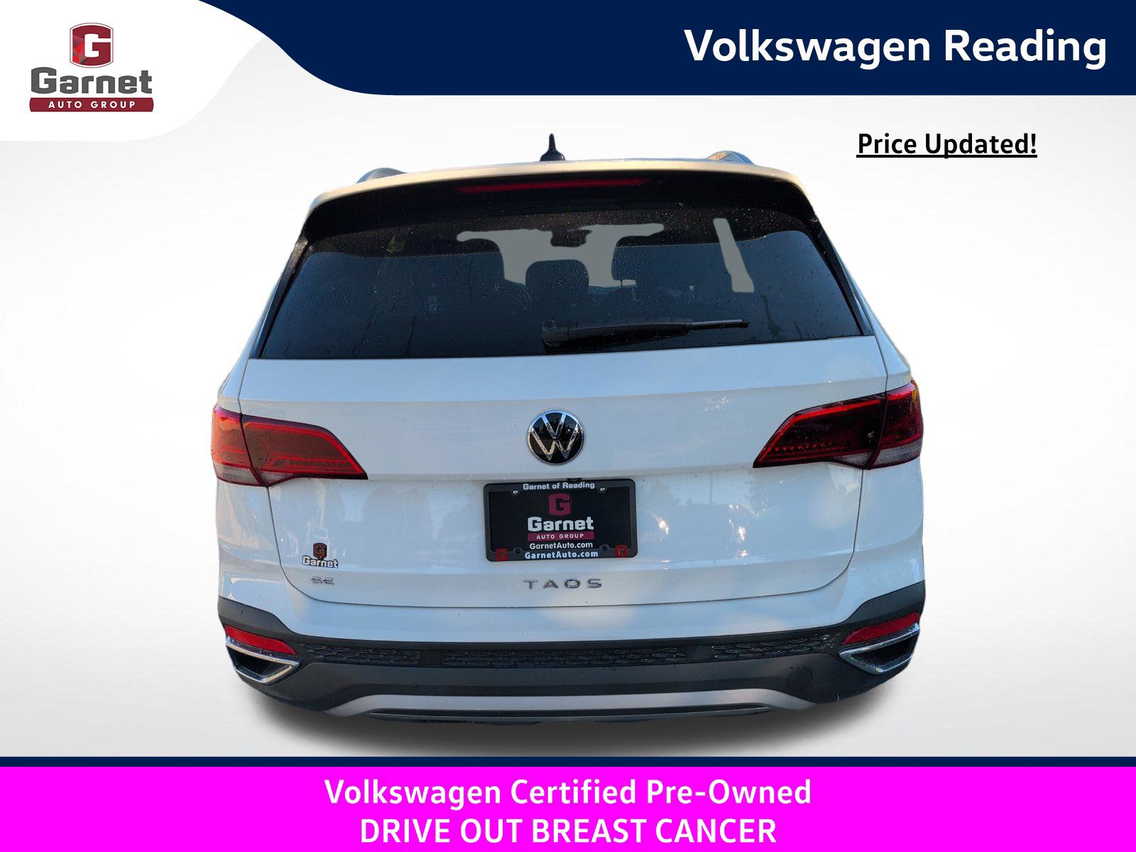 Used 2023 Volkswagen Taos SE w/ Panoramic Sunroof Package FWD image 4