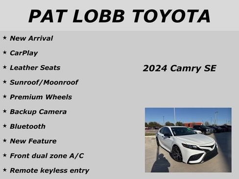 Used 2024 Toyota Camry SE w/ Convenience Package image 17