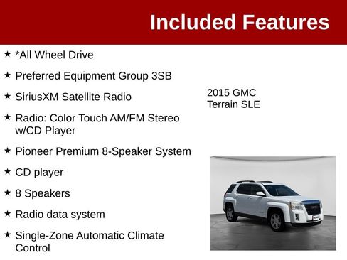 Used 2015 GMC Terrain SLE AWD/4WD image 3