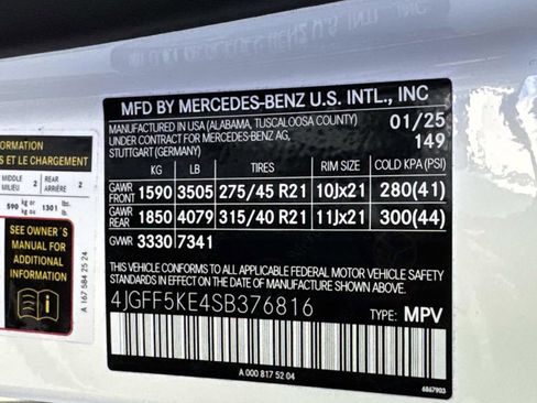 Certified 2025 Mercedes-Benz GLS 450 4MATIC image 30