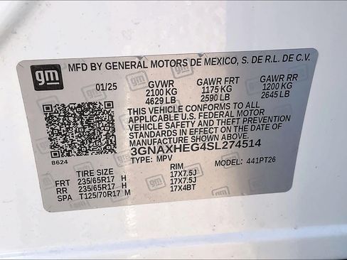 Used 2025 Chevrolet Equinox LT w/ Convenience Package II FWD image 32