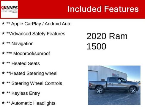 Used 2020 RAM 1500 Sport w/ Leather & Sound Group image 4