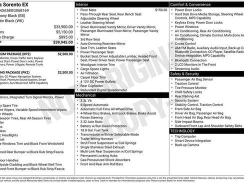 Used 2016 Kia Sorento EX w/ EX Touring Package image 19