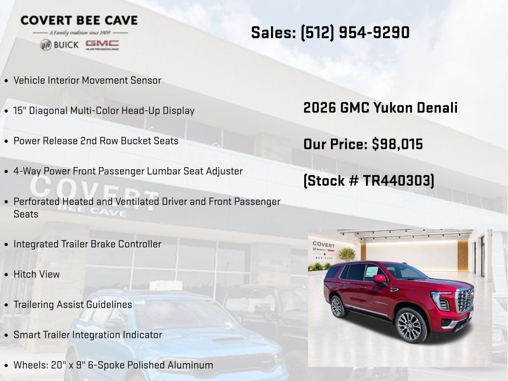 New 2026 GMC Yukon Denali w/ Denali Reserve Package AWD/4WD image 37