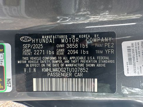 New 2026 Hyundai Elantra Sport w/ Cargo Package image 33