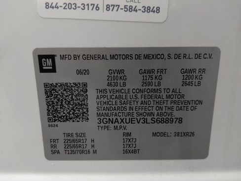 Used 2020 Chevrolet Equinox LT AWD/4WD image 33