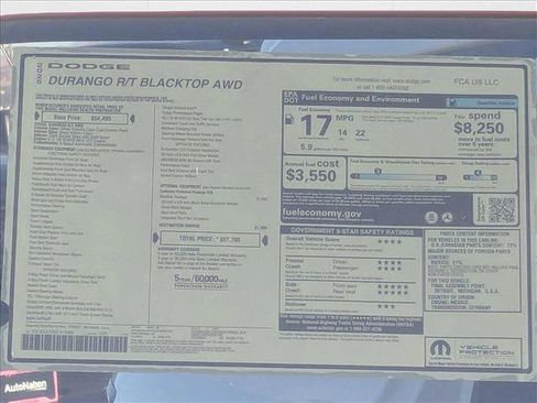 New 2025 Dodge Durango R/T w/ Blacktop Package image 18